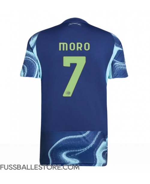 Günstige Ajax Raul Moro #7 Auswärtstrikot 2025-26 Kurzarm Günstige Ajax Raul Moro #7 Auswärtstrikot 2025-26 Kurzarm